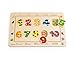 Hape Numbers Matching Wooden Toddler Peg Puzzle