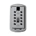 Kidde AccessPoint 001170 KeySafe Original Slimline Push Button Combination Permanent Key Lock Box, 2-Key, Titanium Gray primary