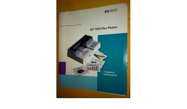 hp 7550 plotter