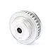 Uxcell a15111000ux0174 10mm Bore 30 Teeth Stepper Motor Synchronous Timing Belt Pulley Wheel, Stainless Steel