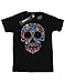 Disney Men's Coco Skull Pattern T-Shirt Medium Black