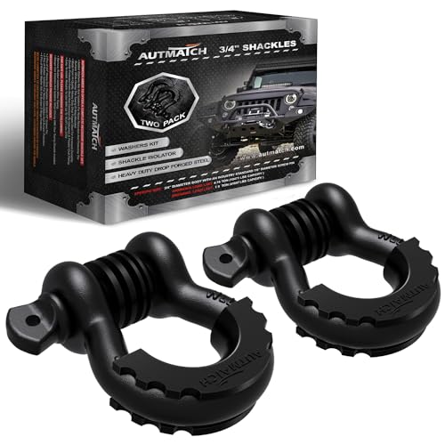 AUTMATCH D Ring Shackle 3/4" Shackles