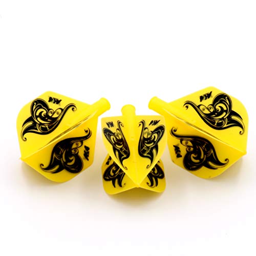 CUESOUL TERO AK4 Dart Flights Yellow Standard Shape(3 Pcs)