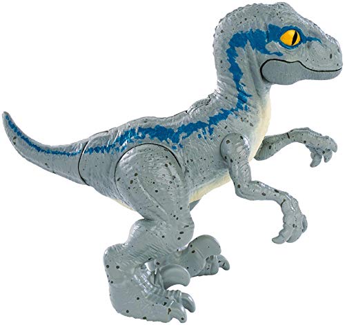 Mattel GmbH FMB92 Jurassic World Schlüpfender Dino Velociraptor, Blau – Bild 5