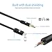 Lightning to 3.5mm Male Aux Stereo Audio Cable, Supporting iOS 11/10.3 or above, MiCar Nylon Car Aux Cable for iPhone X/ 8/ 7 / 7 Plus, iPhone Adapter for Car Home Stereo (3ft)