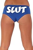 Women's Juniors White SLUT Print Booty Shorts