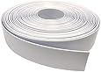 2" Wide Vinyl Strap for Patio Pool Lawn Garden Furniture 20' Roll_ Make Your Own Replacement Straps. Plus - 20 Free Fasteners! (201 White)