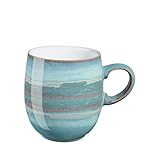 Denby Azure Coast Large Curve Mugs, Set of 4