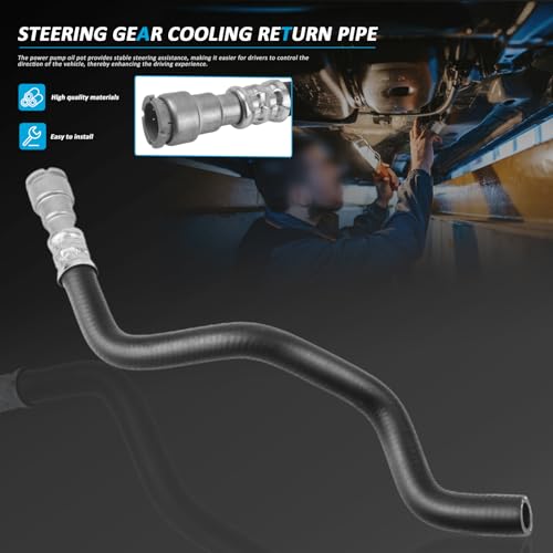 MUNIK 32416796390 Power Steering Return Hose Compatible with BMW 325i 330i photo 11