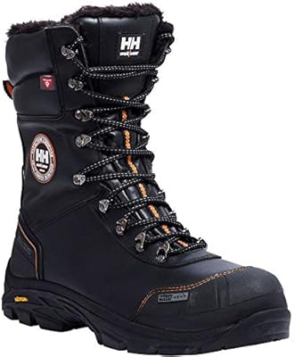 black winter work boots