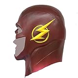 The Flash Mask Rubber Latex Party Mask Head Costume Full Face Cosplay Mask