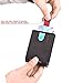 Front Pocket Wallets for Men Slim RFID Bifold Minimalist Money Clip Card Case -Made From Full Grain Leather Pabin(Charcoal Black)
