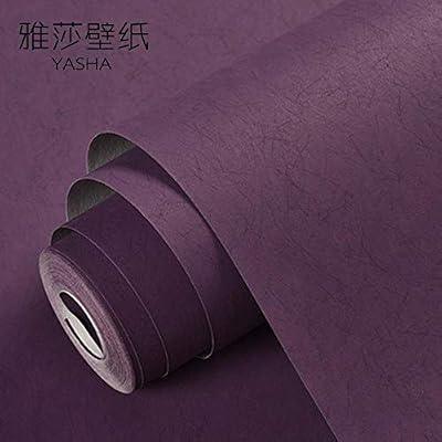 Ludeou Wallpaper Plain Solid Color Modern Minimalist Nordic Wallpaper Wallpaper Non Woven Fabric Long Silk Plain Wallpaper Bedroom Living Room Tv Background Wall Paper Ca1060 Lake Greenca1025 Dark Pur Buy Online At Best