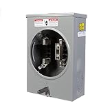 Siemens SUAT111-0PQG Meter Socket with 4 Jaw, Ringless Cover, Horn Bypass, Overhead and Underground Feed, 135-Amp