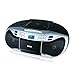 RCA Portable Stereo CD Boombox with Cassette Tape Player - Digital AM/FM Radio, (RCD378D)