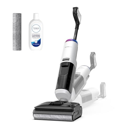 Tineco Floor ONE S7 Stretch Turbo Akku-Nass-Trockensauger, 65 Minuten Laufzeit, 85°C Schnell-Trocknung mit Selbstreinigung, ReverseScrub für hartnäcki