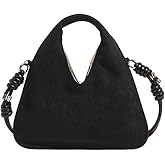 Suede Tote Bags for Women Small Shoulder Crossbody Bag Handbags Chic Purses Satchel for Travel Work