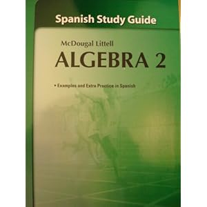 Holt McDougal Larson Algebra 2: Study Guide (Spanish Edition)