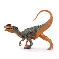 Geminismart Dinosaur Action Figure Jurassic World Park Dino Toys Green Science Educational Realistic Design Dinosaur Gift for Kids & Classroom Prize Supplies (Dilophosaurus)