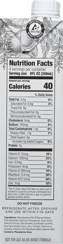 MILKADAMIA MILK MACADAMIA UNSWEETNED, 32 OZ
