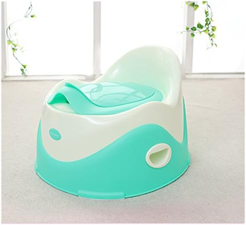 Children Toilet Learning potty Toilet-Trainer Toilet seat Footstool (Green)