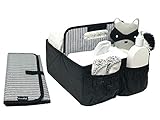 Baby Diaper Caddy and Car Organizer for Accessories: Large Portable Boy or Girl Nursery Storage Bin for Changing Table with Changing Pad: Baby Registry Shower Gift: Baby Stuff
