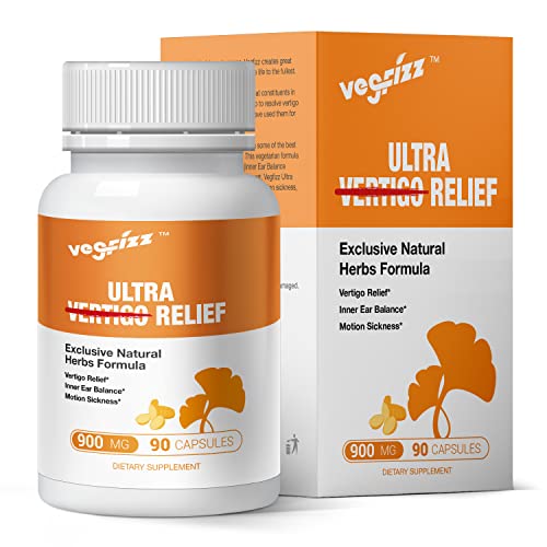 Vertigo Relief Supplement, Inner Ear Balance Natural Extract for Motion