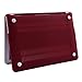 HDE Plastic Hard Shell Case for MacBook Air 13 Inch (Models: A1369/A1466), Burgundy