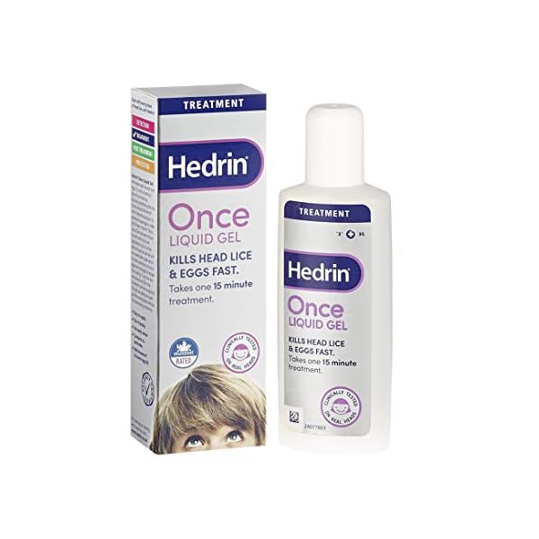 Hedrin Once Liquid Gel 15 Minute Treatment 100 ml Head Lice Treatment