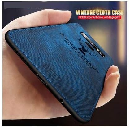 AE Mobile Accessories Back Cover for Samsung Note 9 Deer Series - Shockproof Anti Slip Soft Fabric Case with Camera Protection Protective Back Case Cover (Blue)
