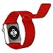 Apple Watch Band, JETech 42mm Genuine Leather Loop with Magnet Lock Strap Replacement Band for Apple Watch 42mm All Models No Buckle Needed (Red) - 2182