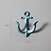 4 PCS Cast Iron Nautical Anchor Coat Hooks Wall Mounted Hat Hook Coat Towel Display Hanger