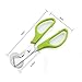 Aikoi Pigeon Quail Egg Scissor Bird Cutter Opener Kitchen Tool Clipper(Set of 2, Green)