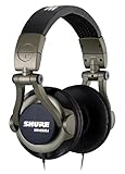 Shure SRH550DJ Professional Quality DJ Headphones (Smokey Grey)