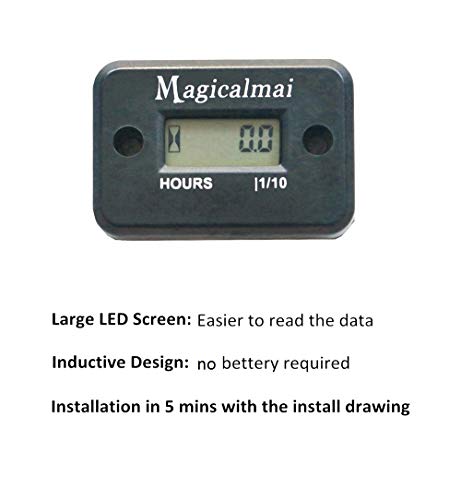 4 Magicalmai+Inductive+Motorcycle+Snowmobile+Waterproof+Hour