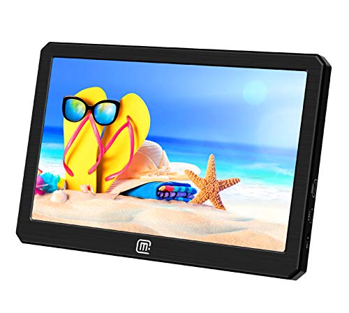 8.9 Inch Portable USB C Mini Monitor,1920 1200 Resolution IPS DisplayWith USB C/Hdmi Video Input,HDR,Buiding in Speakers for Raspberry Pi Windows 7/8/10 MAC Laptop PS3 PS4 xbox360/One Consoles