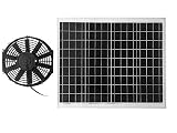 Amtrak Solar's Powerful 70-Watt Solar Attic Fan Quietly Cools Your House Ventilates Your House, Garage or RV and Protects Against Moisture Build-up