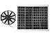 Amtrak Solar 12-Inch 100W Solar Attic Fan with Thermostat – Quiet Waterproof Vent for Attic, Garage, Shed, or Greenhouse – Plug & Play – Monocrystalline Panel – Made in USA