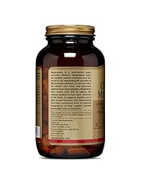 Solgar, chelated Magnesio, 250 Tablets, 033984007017, 250, 1, 1