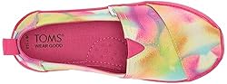 TOMS Girls Alpargata Loafer Flat, Mango Botanical