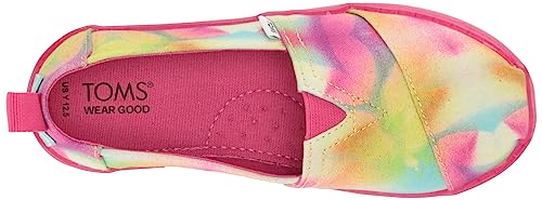 TOMS Girls Alpargata Loafer Flat, Mango Botanical