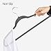Yaheetech Heavy Duty Clothes Hangers 360° Swivel Hook 100 Pack Non Slip Velvet Hangers, Gray