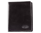 Big Skinny Men's Leather Hipster Bi-fold Wallet