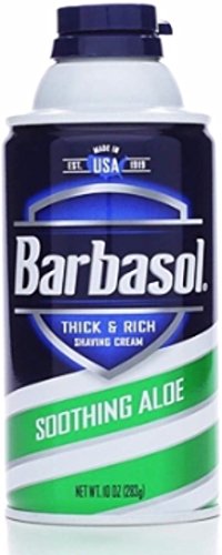 Barbasol Aloe Soothing Sh Size 10z Barbasol Aloe Soothing Shave, 10 Ounce