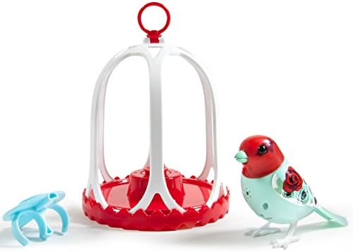 Digibirds Bird With Bird Cage Rose