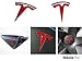 Nikola Pro Tesla Model 3 Logo Decal Wrap Kit (Gloss Red)