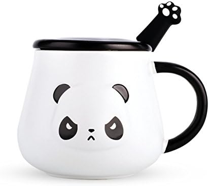 Panda coffee mugs tea cups teacups ceramicporcelain espresso travel mug-A 450ml