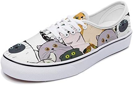 Amazon Co Jp キャンバスシューズ スニーカー あらゆる種類のかわいい 猫 靴 スケートボードシューズ スポ ーツシューズ ランニングシューズ デッキシューズ カックスシューズ カジュアル キャンバススリッポン メンズ 軽量 シューズ レディース 男女兼用 ホーム キッチン