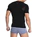 Derssity Mens Body Shaper Slimming Shirt Tummy Waist,Compression Top Slim Muscle Tank Shapewear