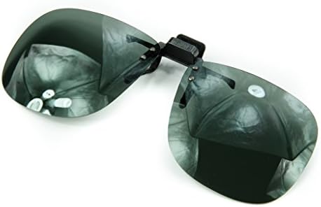 Polarized and Polycarbonate Clip-on Flip-up Glasses
